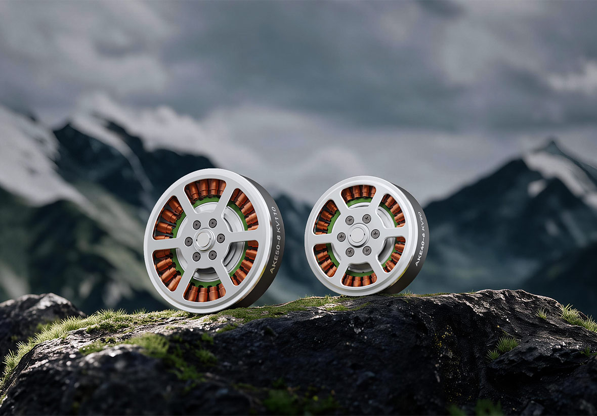 AKE40 and AKE50 actuators on a mountain ridge