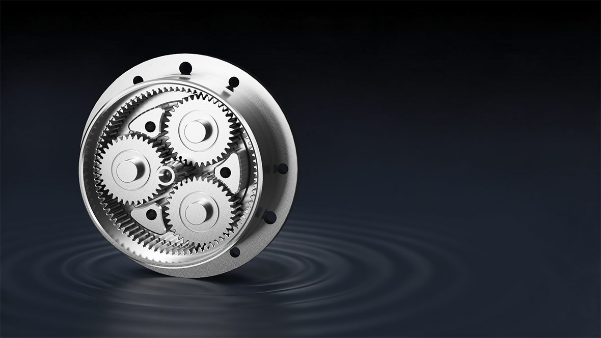 Low-noise gearbox assembly