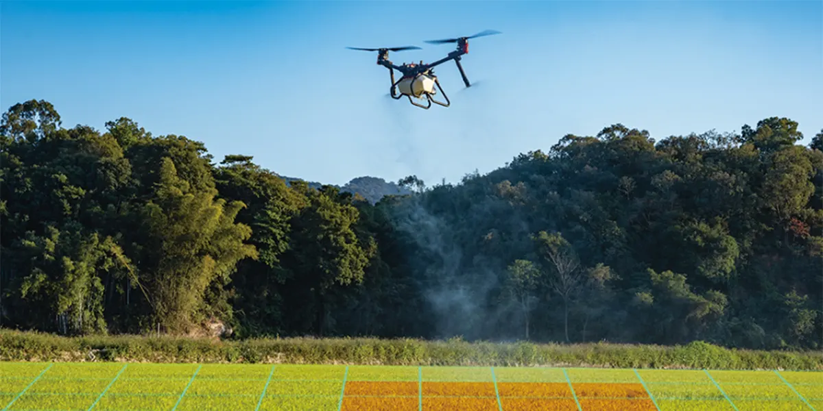 Agricultural and forestry crop
protection and large-area spraying